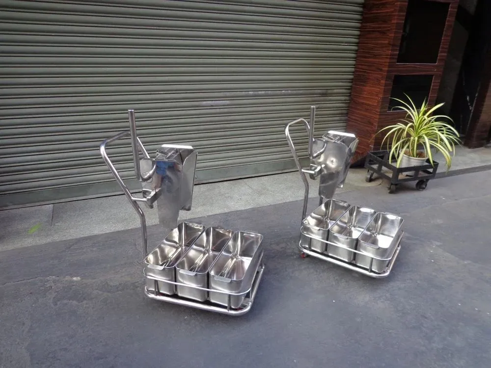 Stainless Steel Mopping Trolley