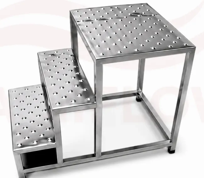Stainless Steel 2 Step Ladder